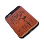 Wholesale iPhone 7 Plus Wood Style Design Case (Wolf)